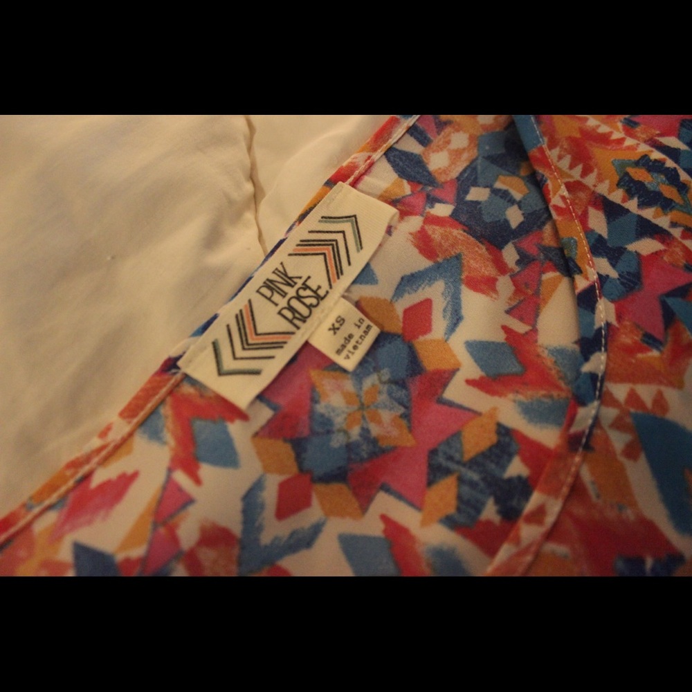patterned crazy color casual shirt